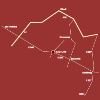 Anfahrt nach Kastorf Anfahrt nach Kastorf